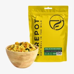 Dhal og ris med spinat - XL
