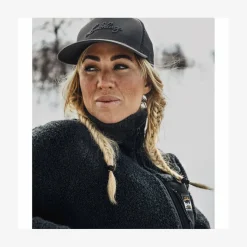Flok damefleecetrøje i uld