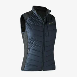Lady Caroline vatteret vest med strik