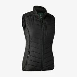 Lady Caroline vatteret vest med strik