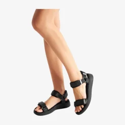 Line Glitter damesandal
