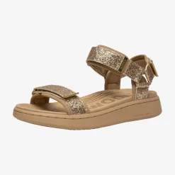 Line Glitter damesandal