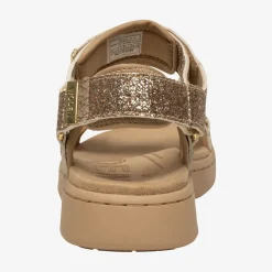 Line Glitter damesandal