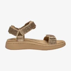 Line Glitter damesandal