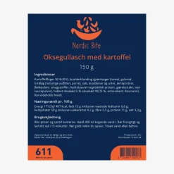 Oksegullasch med kartoffel