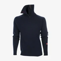 Rav sweater med lynlås