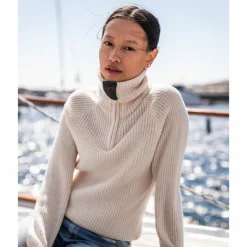 Rav sweater med lynlås