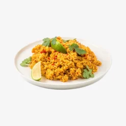 Ris med grøntsager thaistil (vegetarisk)