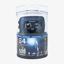 S4 genopladelig pandelampe