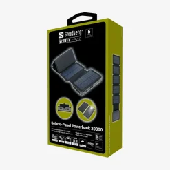 Solar 6-Panel powerbank 20.000