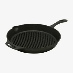 Støbejernsgrillpande med skaft 3,5 L
