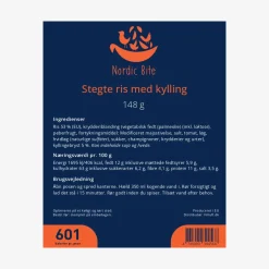 Stegte ris med kylling